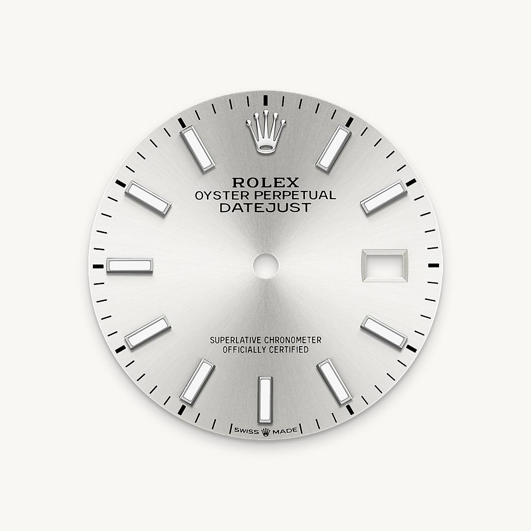 Rolex Datejust 36 Rolesor branco – combinação de aço Oystersteel e