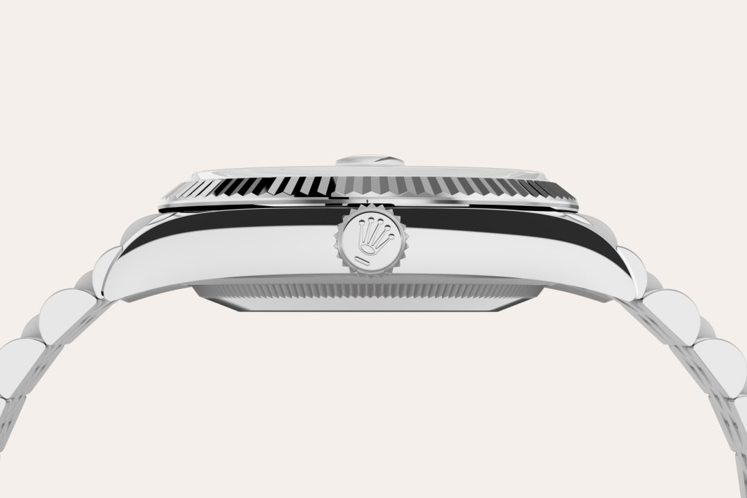 pixyleo Rolex Datejust 36 Rolesor branco – combinação de aço Oystersteel e