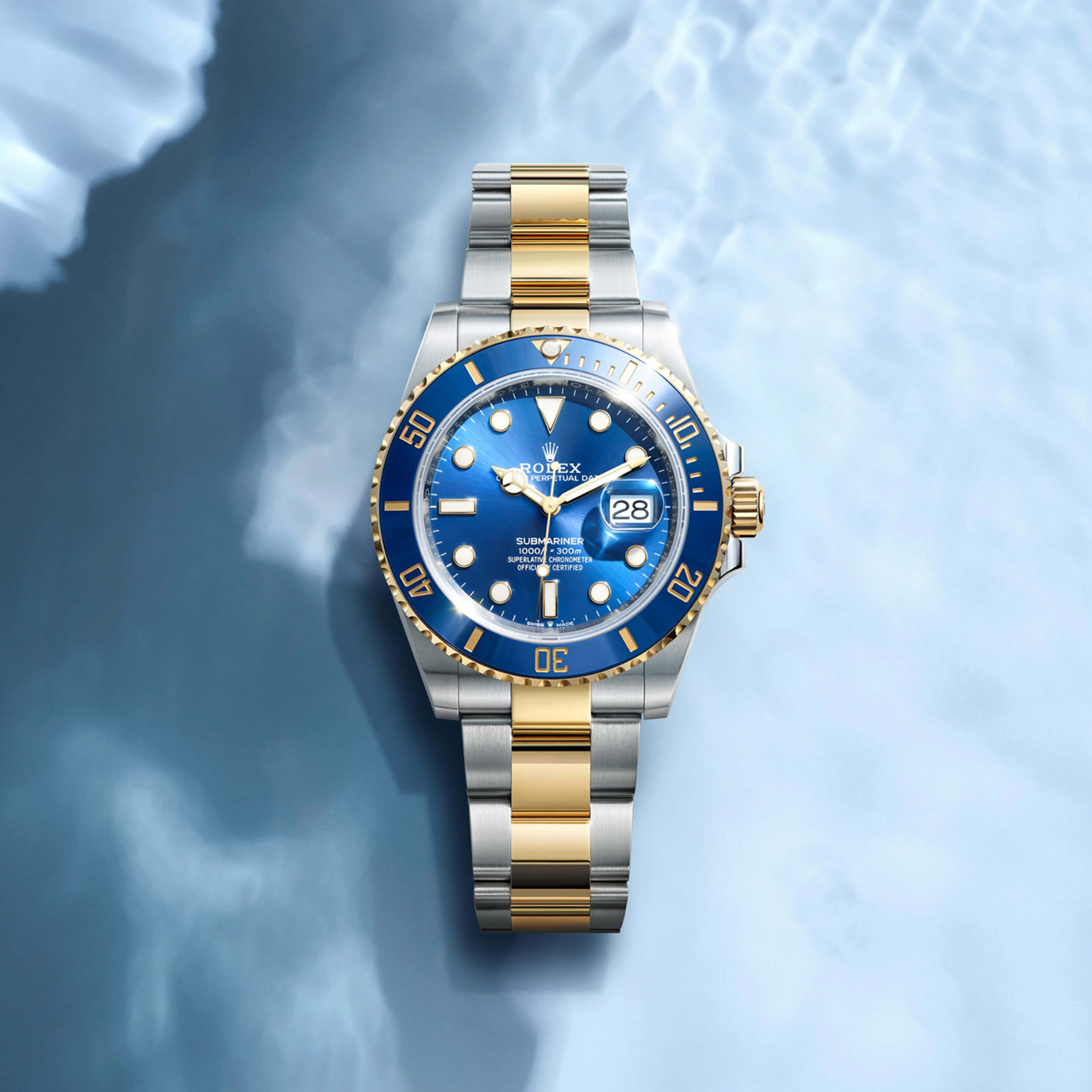 Rolex Submariner Date Rolesor amarelo – combinação de aço