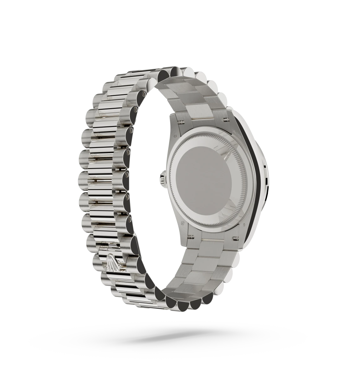 Rolex Day-Date 36 em ouro branco e diamantes, M128399TBR